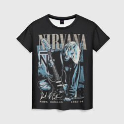 Женская футболка 3D Nirvana Нирвана
