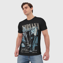 Мужская футболка 3D Nirvana Нирвана - фото 2
