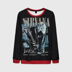 Мужской свитшот 3D Nirvana Нирвана
