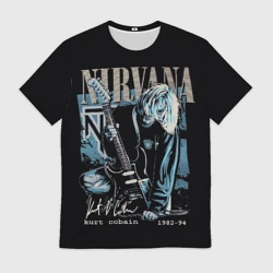 Мужская футболка 3D Nirvana Нирвана