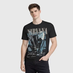 Мужская футболка 3D Nirvana Нирвана - фото 2