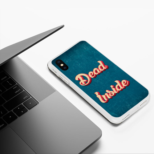 Чехол для iPhone XS Max матовый Dead inside - фото 5