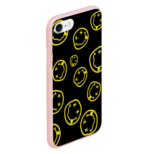 Чехол для iPhone 7/8 матовый с принтом Nirvana, вид сбоку #3