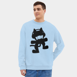 Мужской свитшот oversize без начеса хлопок Monstercat - фото 2