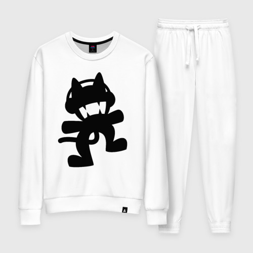 Женский костюм хлопок Monstercat, цвет белый