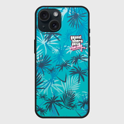 Чехол силиконовый для Apple iPhone 15 матовый GTA Style