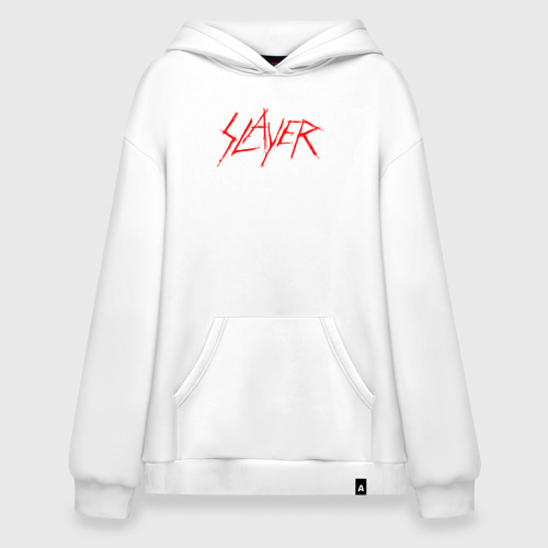 Худи SuperOversize хлопок Slayer 5, цвет белый