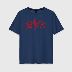 Женская футболка хлопок Oversize Slayer 5