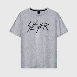 Женская футболка хлопок Oversize Slayer 6