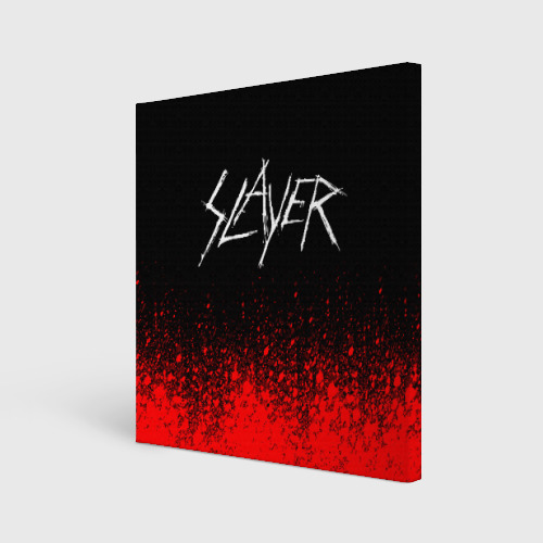 Холст квадратный Slayer 14, цвет 3D печать