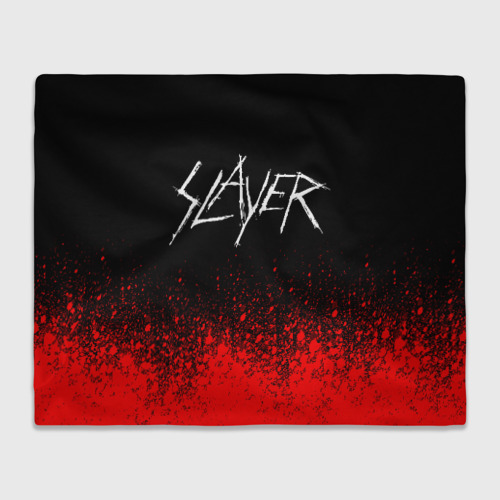 Плед с принтом Slayer 14, вид спереди №1