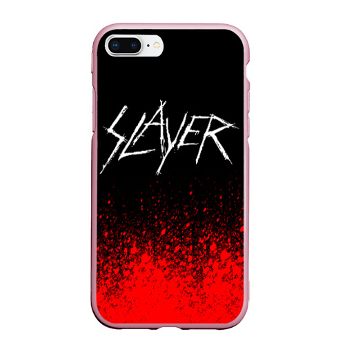 Чехол для iPhone 7Plus/8 Plus матовый Slayer 14, цвет розовый