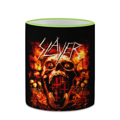 Кружка с полной запечаткой Slayer 16, цвет Кант светло-зеленый - фото 4