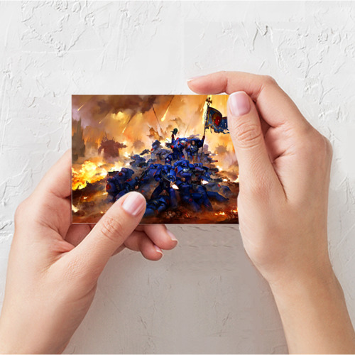 Поздравительная открытка Warhammer 40K, цвет белый - фото 3