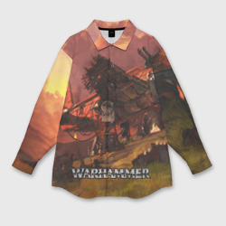 Женская рубашка oversize 3D Warhammer 40K