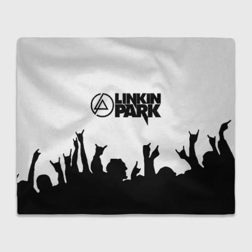 Плед 3D Linkin Park Линкин Парк, цвет 3D (велсофт)