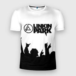 Мужская футболка 3D Slim Linkin Park Линкин Парк