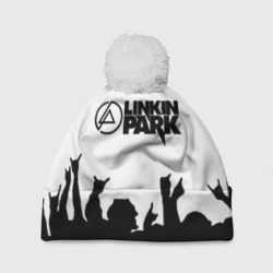 Шапка 3D c помпоном Linkin Park Линкин Парк