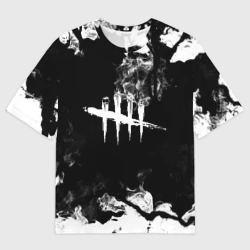 Женская футболка oversize 3D Dead by Daylight