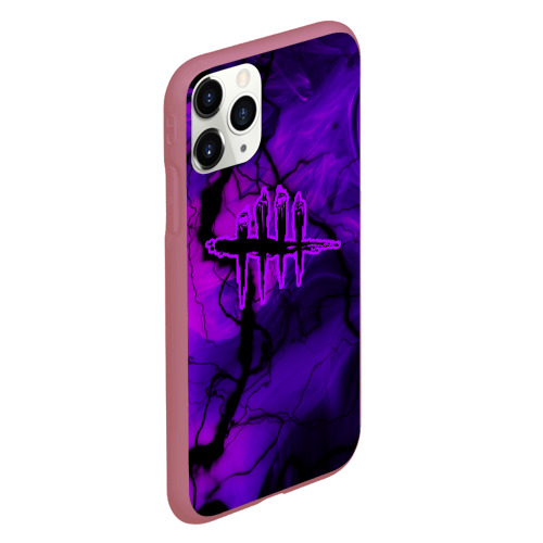 Чехол для iPhone 11 Pro матовый Dead by Daylight, цвет малиновый - фото 3