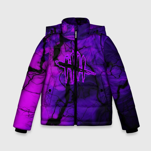Зимняя куртка для мальчиков 3D Dead by Daylight, цвет черный