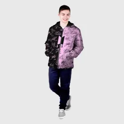 Мужская куртка 3D BTS автографы БТС - фото 2