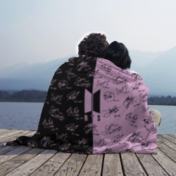 Плед 3D BTS автографы БТС - фото 2