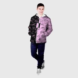 Мужская куртка 3D BTS автографы БТС - фото 2