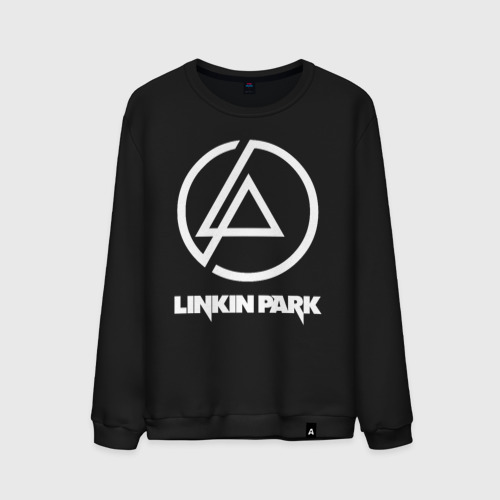 Мужской свитшот хлопок Linkin Park, цвет черный