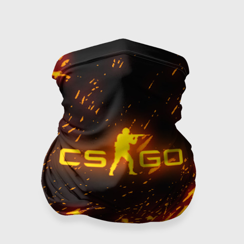 Бандана-труба 3D CS GO fire КС Го ОГоНЬ, цвет 3D печать