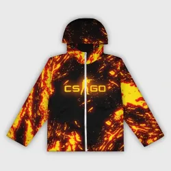 Женская ветровка 3D CS GO fire КС Го ОГоНЬ