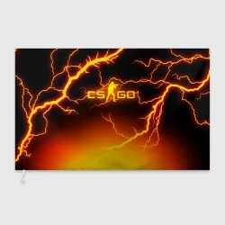Флаг 3D CS GO fire storm КС Го огненный шторм