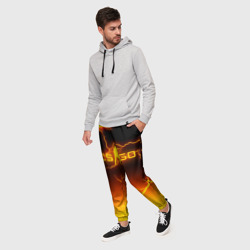 Мужские брюки 3D CS GO fire storm КС Го огненный шторм - фото 2