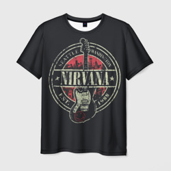 Мужская футболка 3D Nirvana Нирвана