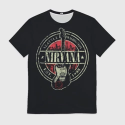 Мужская футболка 3D Nirvana Нирвана