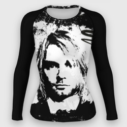 Женский рашгард 3D Kurt Cobain