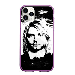 Чехол для iPhone 11 Pro Max матовый Kurt Cobain