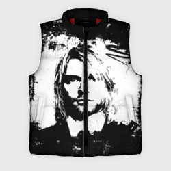 Мужской жилет утепленный 3D Kurt Cobain