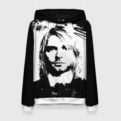 Женская толстовка 3D Kurt Cobain