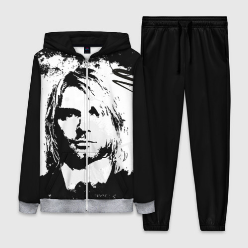 Женский костюм 3D Kurt Cobain, цвет меланж