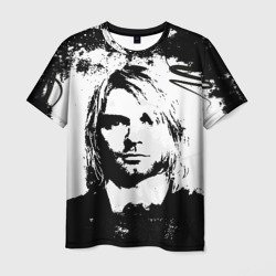 Kurt Cobain – Мужская футболка 3D с принтом купить со скидкой в -26%