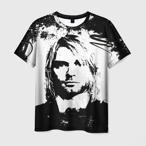 Мужская Футболка Kurt Cobain (3D)