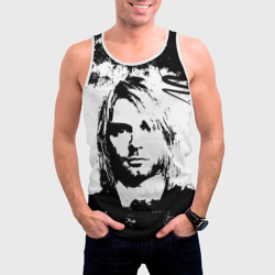 Мужская майка 3D Kurt Cobain - фото 2