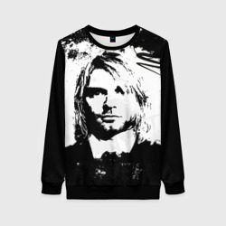 Женский свитшот 3D Kurt Cobain