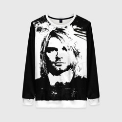 Женский свитшот 3D Kurt Cobain