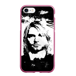 Чехол для iPhone 7/8 матовый Kurt Cobain