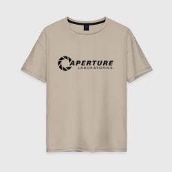 Женская футболка хлопок Oversize Aperture laboratorie