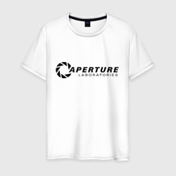 Aperture laboratorie – Футболка из хлопка с принтом купить со скидкой в -20%