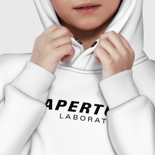 Детское худи Oversize хлопок Aperture laboratorie + спина, цвет белый - фото 7