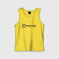 Детская майка хлопок Aperture laboratorie + спина